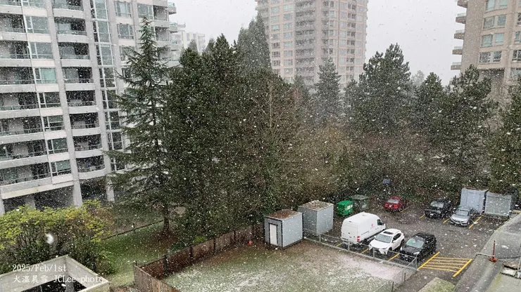 沒帶雪鞋，不然應該下去浪漫拍一下...