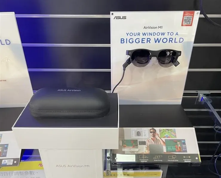 燦坤推出ASUS AirVision M1 智慧眼鏡-100 吋穿戴式顯示器（原價12,990元）享限時開幕同慶店內驚喜價