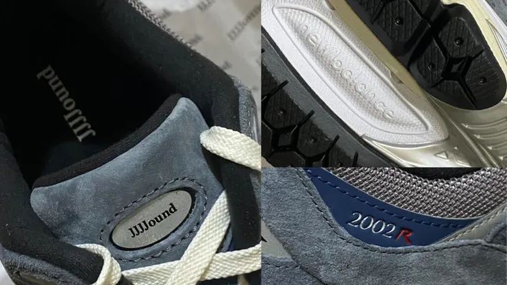 JJJJound的Logo只在鞋舌與鞋墊出現。