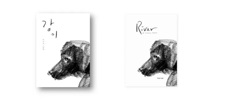 圖9.《小江》封面：韓文版、義大利文版