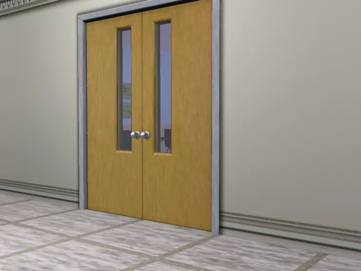 這個是旁邊第二個房間橙色房，雖然門看下去像啡色...