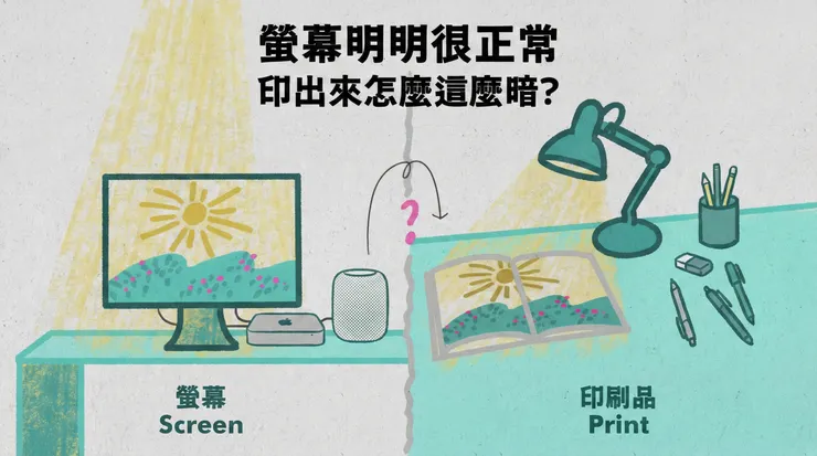 螢幕明明很正常，印出來怎麼這麼暗 — Cover