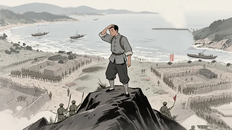 丑仔屘看陣圖---三難