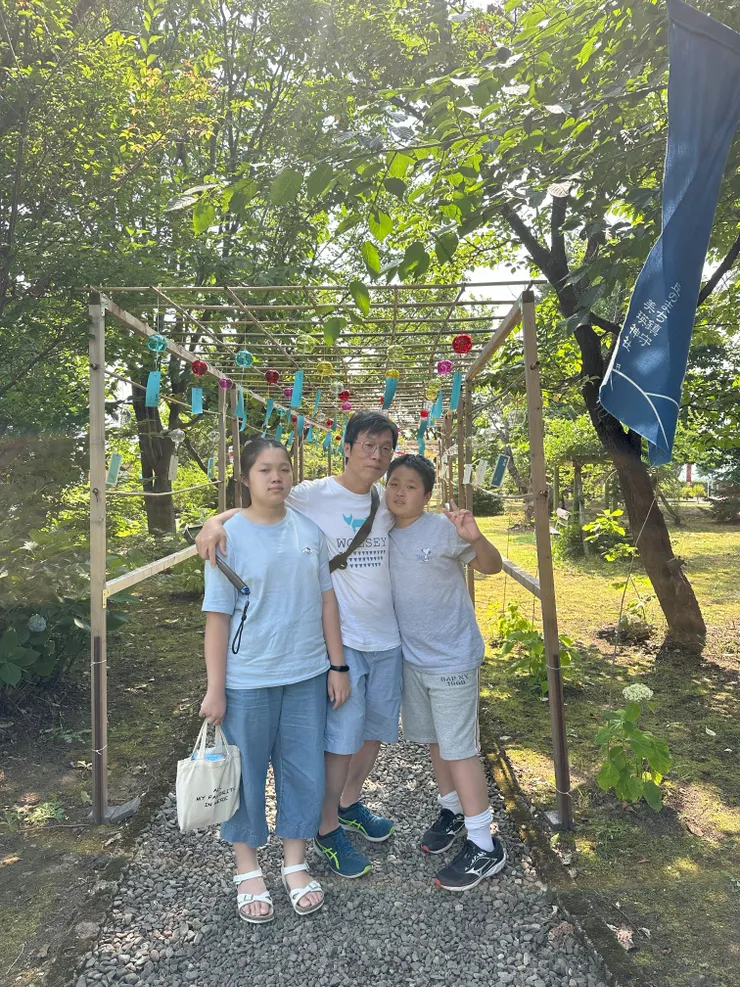 美瑛神社的風鈴隧道