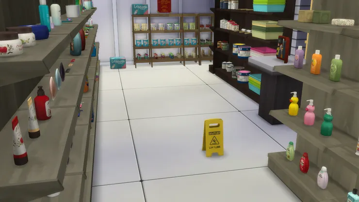 雖然這裏不太有機會有水,但還是敬請小心。