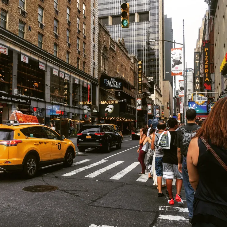 看到了！《歌劇魅影》專屬戲院，Photo: Zora @ Broadway, New York. (Jul. 17, 2019.)