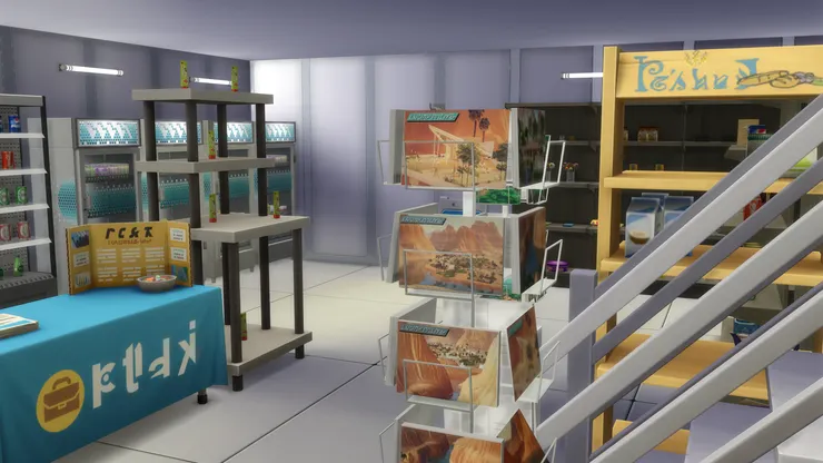 這個傳單架放著幾款不同的傳單。