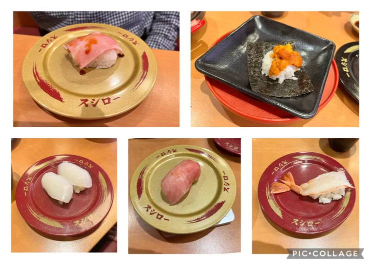 黑鮪魚、海膽包、花枝、生蝦之類有的沒的。