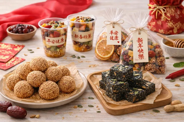 呷甜甜過好年｜春節DIY新年五彩小食 Image by Frankie