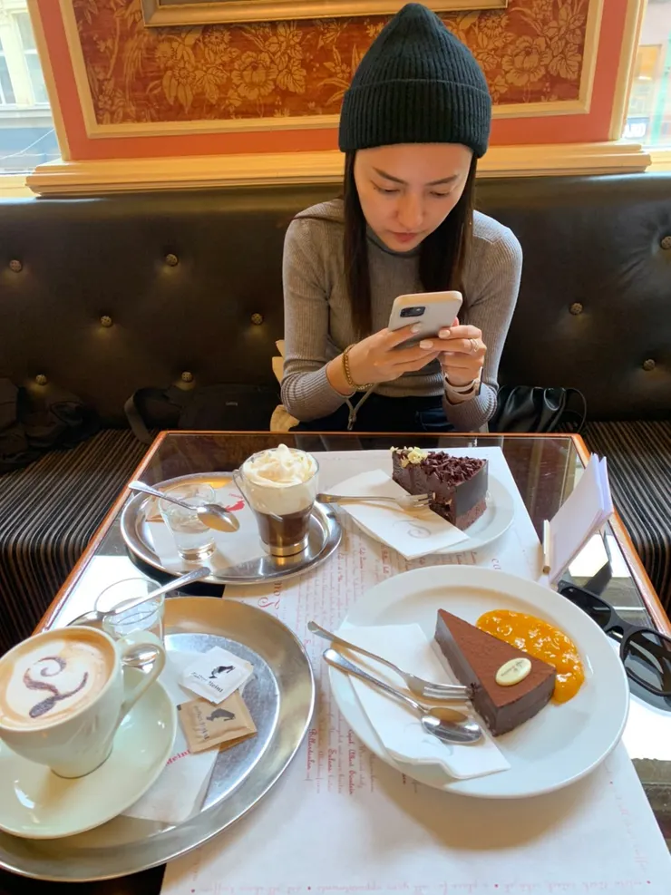 卡布都好喝，蛋糕都好甜