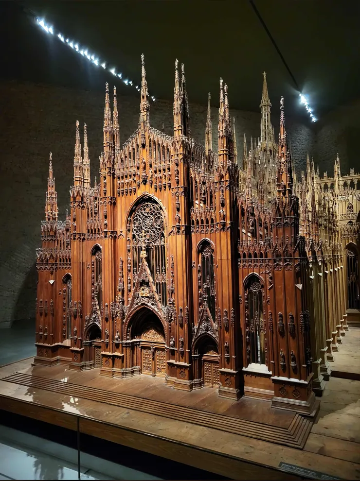 博物館中的大教堂模型