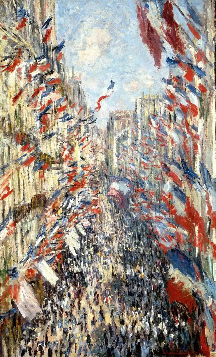Rue Montorgueil, Paris, Festival of 30 June 1878