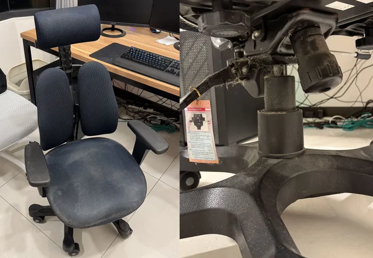 雙背椅氣壓棒到府更換