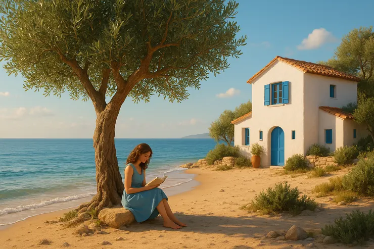 橄欖樹下的午後