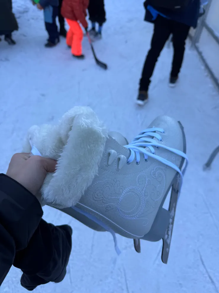 迪卡儂租的溜冰鞋