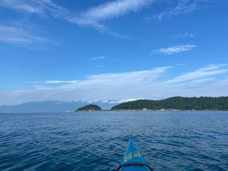 終於看到沖島囉！（YUKEN攝）