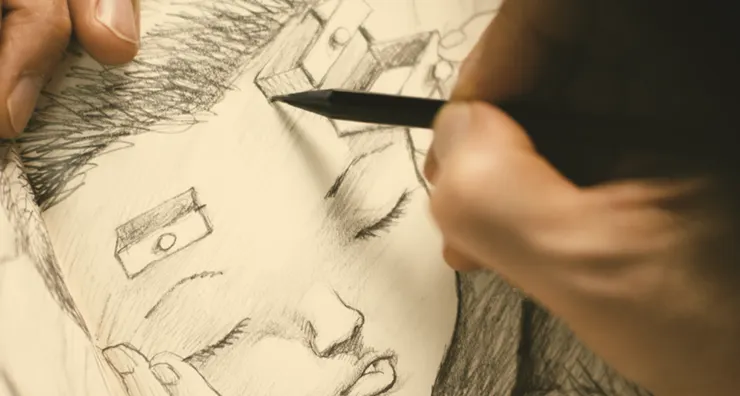 圖7：透過繪畫撫慰自己的孤獨感。