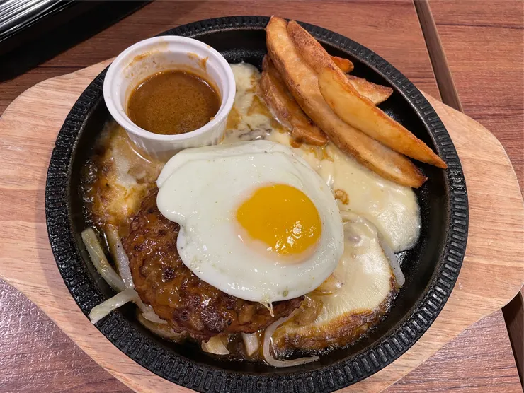 起司雙醬漢堡排