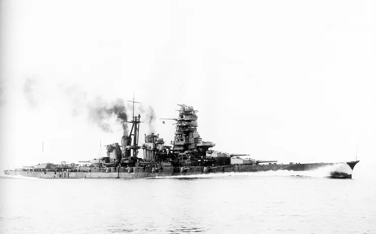 1936年11月14日，金剛號在立山海岸進行海試