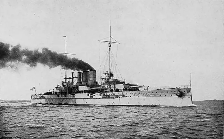 圖林根號正在航行，日期不詳