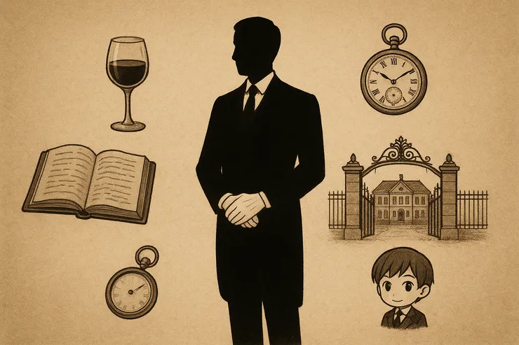 「執事的身影,跨越歷史,也走進我們的日常想像。」〈本示意圖由AI協助生成。〉