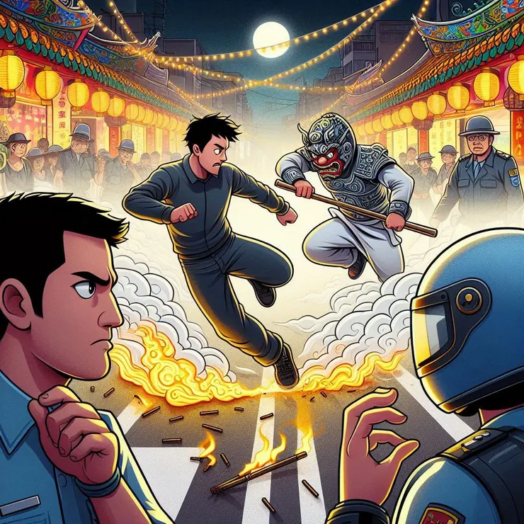 【信仰開打？】媽祖遶境首夜爆衝突，安全帽飛舞的起駕現場