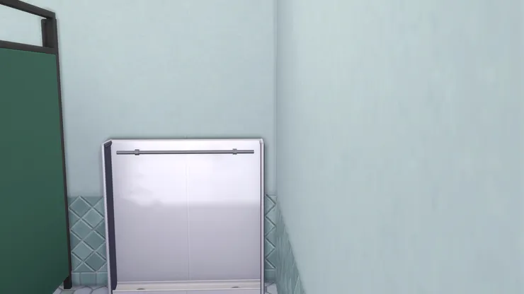 男廁有小便斗，所以不太需要廁格。