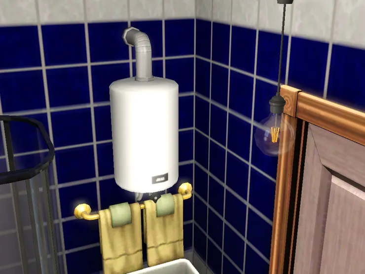 這個是熱水壚，非常重要！沒有它我洗不了澡！