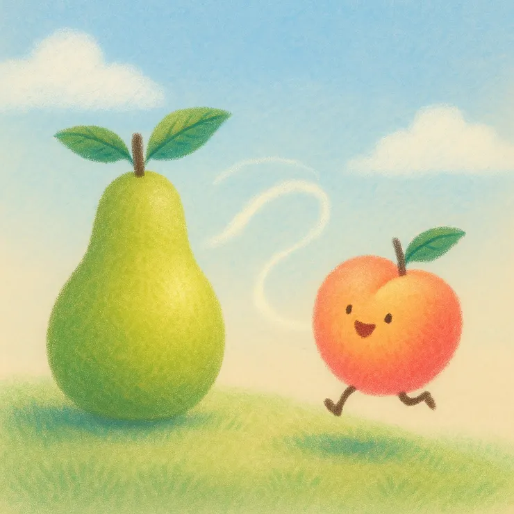 我們家的梨子與桃子，就是這樣誕生的 🌟