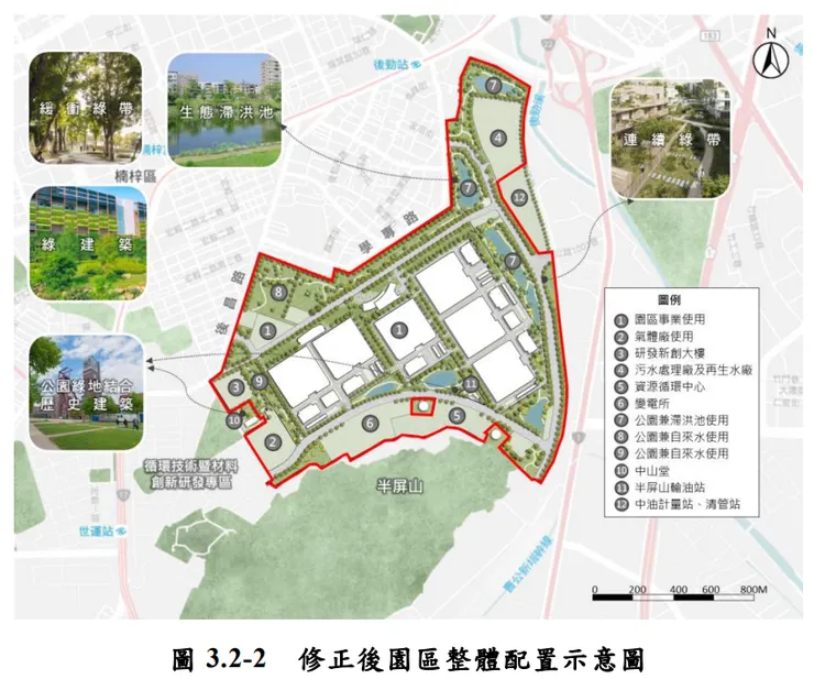 南科高雄楠梓園區整體配置圖