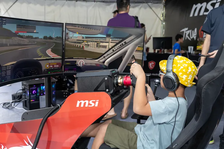 活動現場安排虛擬運動競賽與相關體驗區。圖：主辦單位提供