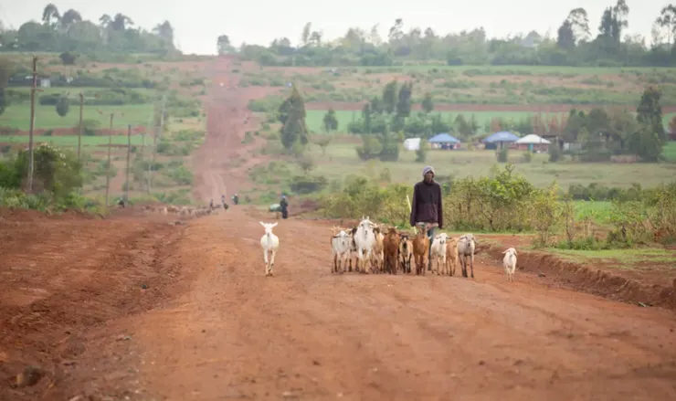 肯亞的Ol Moran, Laikipia 是一個幾經衝突的村子，突為該村子裡的一個牧民