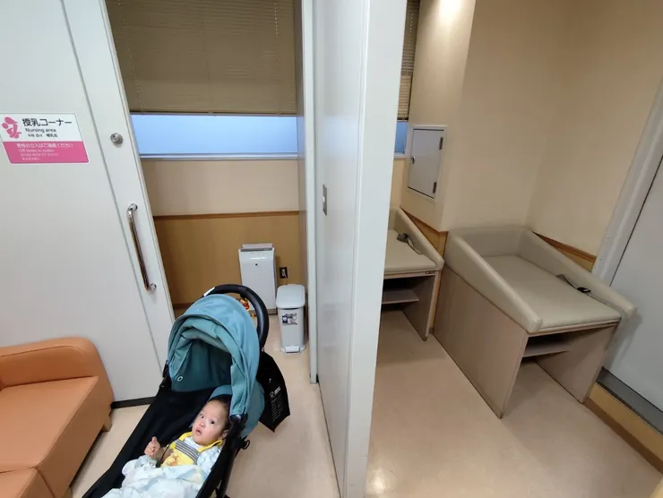 嗷嗷待哺的珍豬，關西機場哺乳室