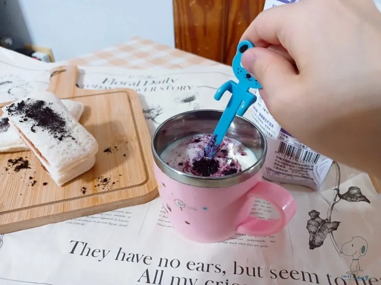 細緻粉末增添優酪乳風味