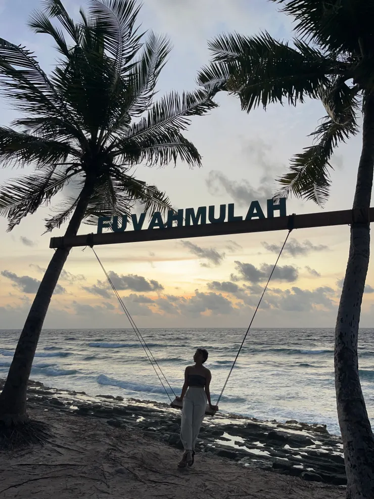 傍晚騎機車去超美的海邊晃晃