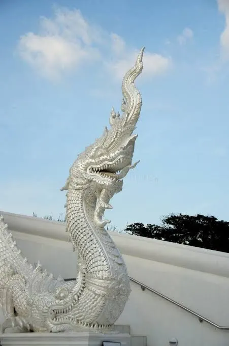 白蛇景觀造景（圖片截圖於網路）