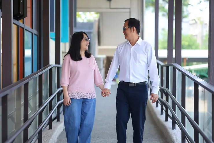 （圖說：孩子出生後，從喜悅到人生低谷，郭牧師與師母感謝有伊甸的陪伴，讓他們能攜手面對每個挑戰。）