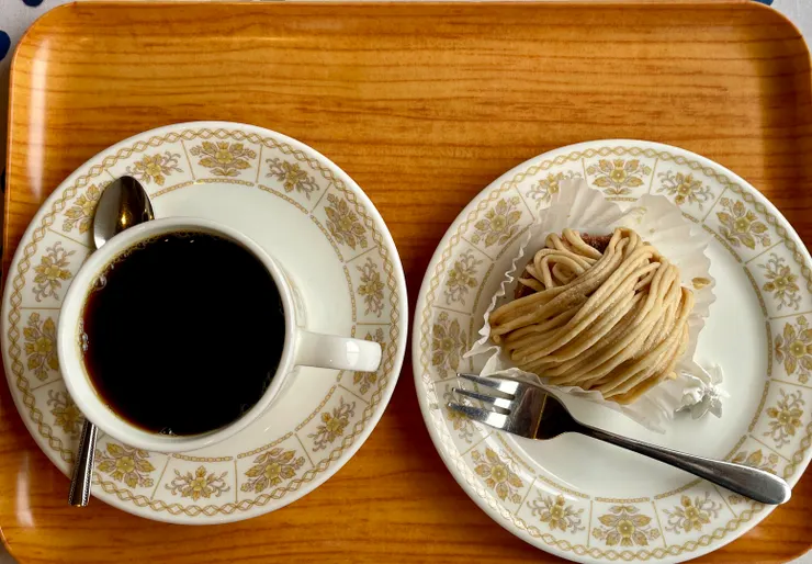 燕山莊 /咖啡/栗子蒙布朗