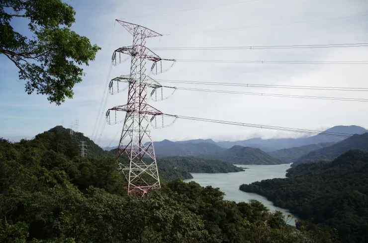 溪州山路線展望石門水庫後池