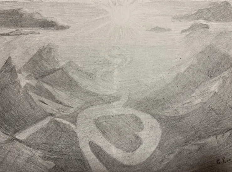 留下來的太陽獨自照亮大地