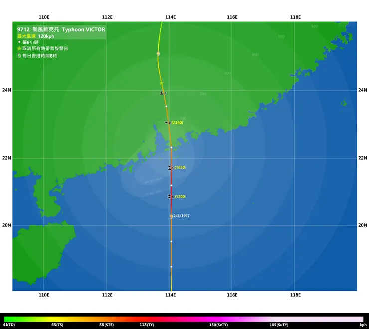 來源:影響香港熱帶氣旋最佳路徑資料庫