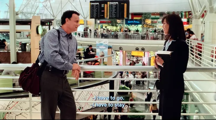 住的airbnb Netflix 找到The Terminal，我心中的經典，好愛