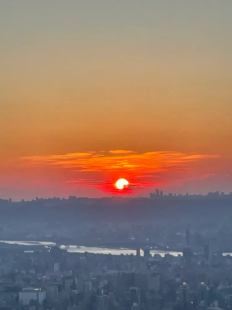 看看夕陽帶來的美