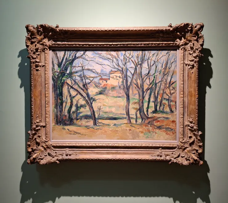 畫家在自家莊園畫的風景照