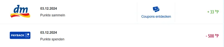 德國Payback Karte點數捐贈