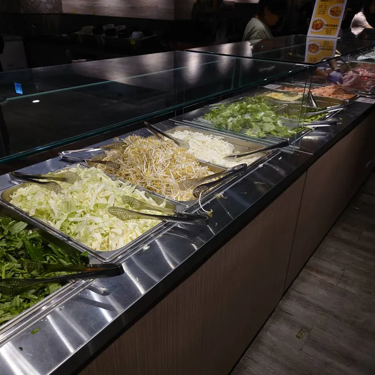 蒙古烤肉 菜品區