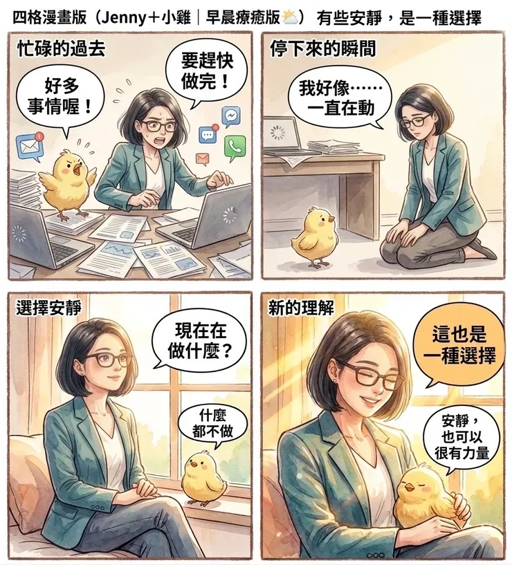 有些安靜是一種選擇