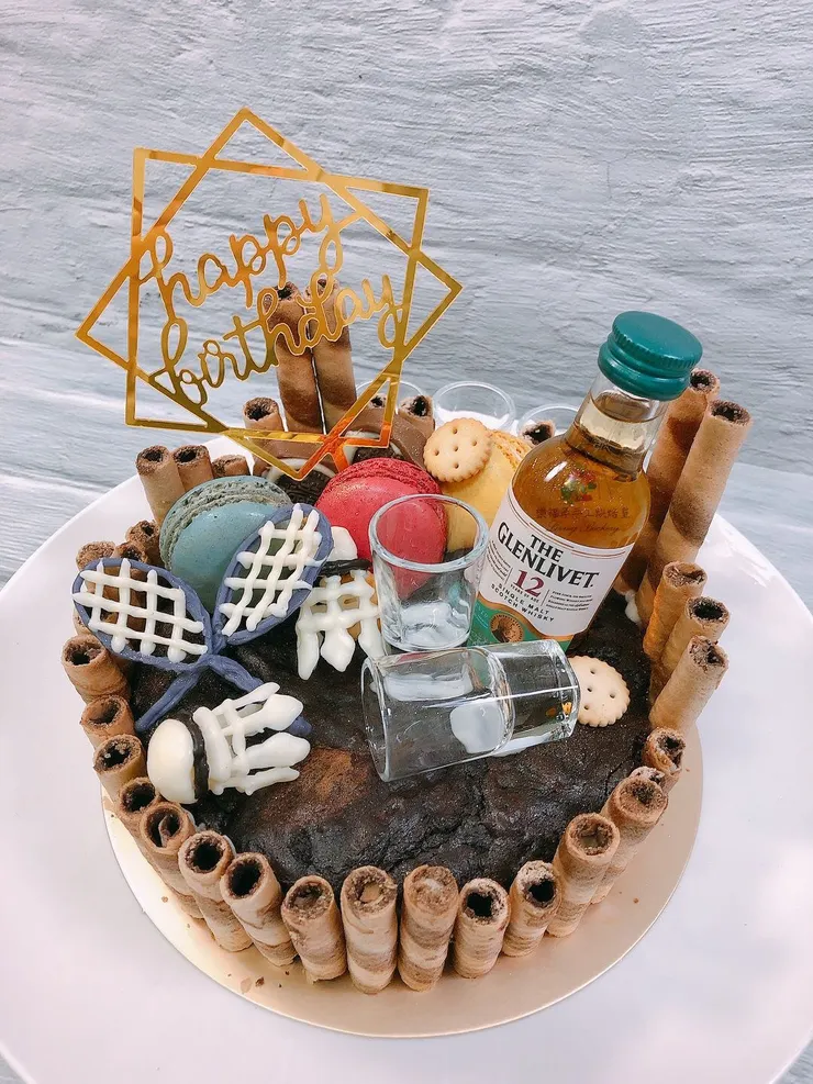 客製化蛋糕裝飾-布朗尼蛋糕