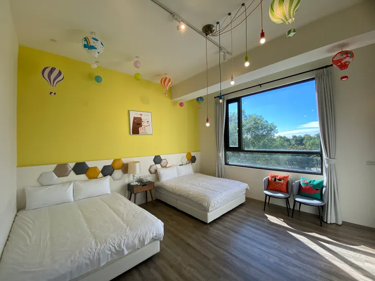 石岡水舍的熱門房型:彩色派對