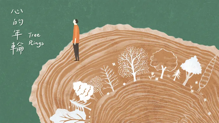 楊錦聰2025年最新概念專輯《心的年輪》，是一張結合故事與音樂的獨特概念專輯。   （圖／風潮音樂 提供）